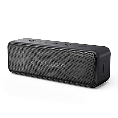 Soundcore Motion B Tragbarer Bluetooth Lautsprecher von Anker, Kompaktes Design mit 12W Stereo Sound und starker BassUp Technologie, 12 Stunden Akkulaufzeit, IPX7 Wasserdichte, für Zuhause, Draußen