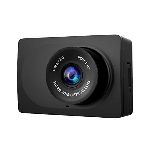 YI Kompakt Dash Camera 1080p Auto Kamera Full HD Dashcam mit Nachtsicht 6,68 cm (2,7 Zoll) LCD Bildschirm 130° Weitwinkelobjektiv, Auto DVR Kfz Kamera Dash Kamera mit G-Sensor, WLAN und APP für IOS/Android - schwarz