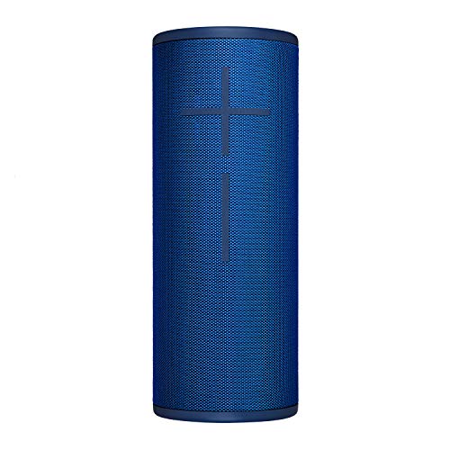 Ultimate Ears Megaboom 3 Tragbarer Bluetooth-Lautsprecher, 360° Sound, Satter Bass, Wasserdicht, Staubresistent & Sturzfest, One-Touch-Musiksteuerung, 20-Stunden Akkulaufzeit - Blau