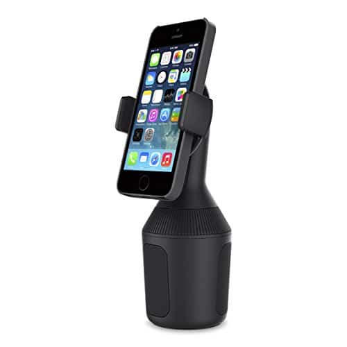 Belkin Halterung (geeignet für Kfz-Getränkehalter, Smartphones, Kfz-Becherhalter, iPhone XS Max, XS, XR, X, 8/8 Plus, Geräte von Samsung, LG, Sony, Google und andere Geräte)