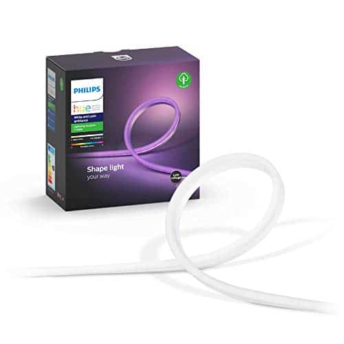 Philips Hue White and Color Ambiance LED Outdoor Lightstrip, 2 Meter, dimmbar, bis zu 16 Millionen Farben, steuerbar via App, komplett wetterfest