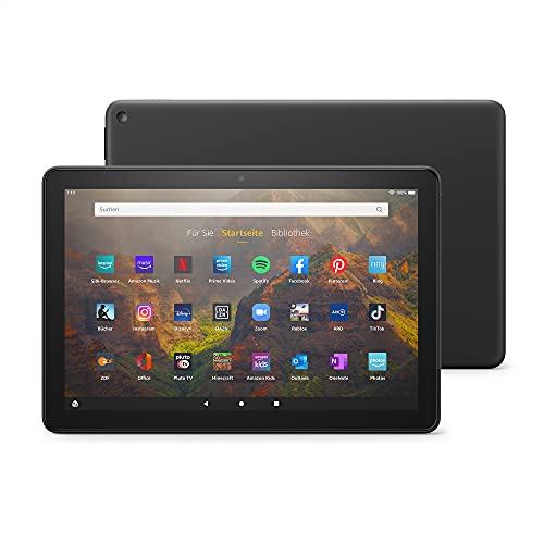 Fire HD 10-Tablet | 25,6 cm (10,1 Zoll) großes Full-HD-Display (1080p), 32 GB, schwarz – ohne Werbung
