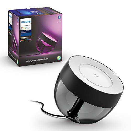 Philips Hue White & Col. Amb. Iris Tischleuchte schwarz 570lm, 1 Stück (1er Pack)