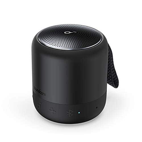Anker Soundcore Mini 3, Bluetooth-Lautsprecher mit BassUp und PartyCast Technologie, USB-C, Wasserschutz IPX7, Individueller EQ