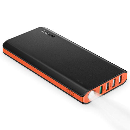 EasyAcc 16750mAh Powerbank QC 3.0 USB C Externer Akku Type-C schnell Laden für iPhone, Samsung, Nintendo Switch usw.