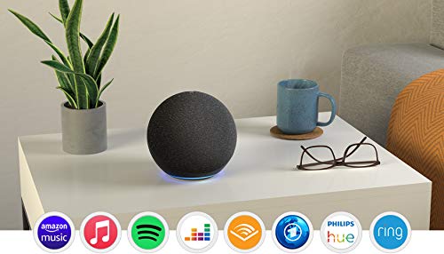 Der neue Echo (4. Generation) | Mit herausragendem Klang, Smart Home-Hub und Alexa | Anthrazit