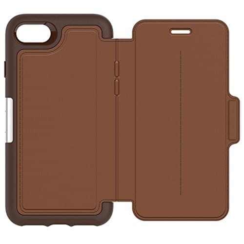 OtterBox Strada sturzsichere Folio Leder Schutzhülle für iPhone 7 / 8, espresso