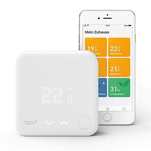 tado° Smartes Thermostat Starter Kit V3+, Intelligente Heizungssteuerung, Einfach selbst zu installieren, Designed in Germany
