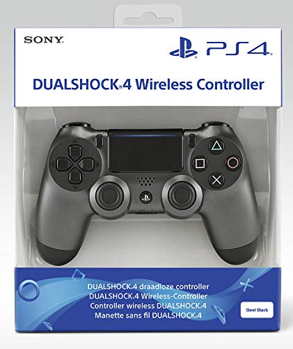 PlayStation 4 - DualShock 4 Wireless Controller, Steel Black (2018)