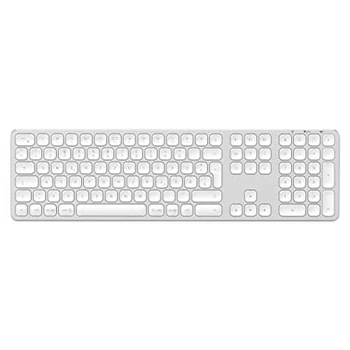 SATECHI kabelloses Bluetooth Keyboard mit numerischem Keypad - Kompatibel mit iMac Pro/iPad Pro, MacBook Pro/Air, Mac Mini, iPhone und mehr