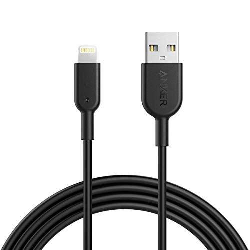 Anker iPhone Ladekabel Powerline II iPhone Kabel 1,8m Lightning Kabel, für iPhone 14/13 / 12/11 / X/XS/XR/SE / 8 Plus / 7/6 und mehr (Schwarz)