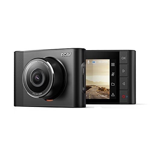 Dashcam Anker Roav A1, Videoaufnahmegerät mit Sony Exmor 323 Sensor, 1080P FHD, mit Nachtsicht und Weitwinkelansicht, mit WLAN, Gravitäts-Sensor, WDR, für erstklassige Loopaufnahmen, mit starkem Nachtmodus