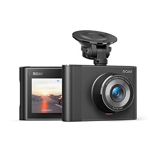 Dashcam Anker Roav A1, Videoaufnahmegerät mit Sony Exmor 323 Sensor, 1080P FHD, mit Nachtsicht und Weitwinkelansicht, mit WLAN, Gravitäts-Sensor, WDR, für Loopaufnahmen, mit starkem Nachtmodus