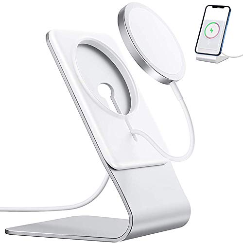 FULAIM Aluminium Ständer für MagSafe Ladegerät Kompatibel mit MagSafe Ladegerät für iPhone 16/15/14/13/12, Pro/Pro Max/Plus (Mag-Safe Nicht im Lieferumfang Enthalten)