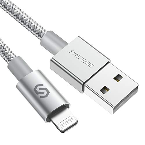 Syncwire iPhone Ladekabel Lightning Kabel - 2M [MFi Zertifiziert] Kabel für iPhone 14 Pro Max/13/12/SE2/11 Pro Max/XS Max/XR/X/8/8 Plus/7/7 Plus/iPad