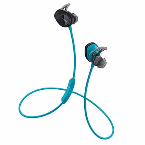 Bose SoundSport, kabellose Sport-Earbuds, (schweißresistente Bluetooth-Kopfhörer zum Joggen), Blau