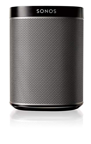 Sonos Play:1 Smart Speaker, schwarz - Kompakter & kraftvoller WLAN Lautsprecher für unbegrenztes Musikstreaming - Feuchtigkeitsbeständiger Multiroom Lautsprecher