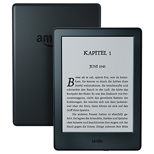 Kindle, 15,2 cm (6 Zoll) großes Display (ohne integriertes Licht), WLAN (Schwarz) – mit Spezialangeboten (Vorgängermodell – 8. Generation)