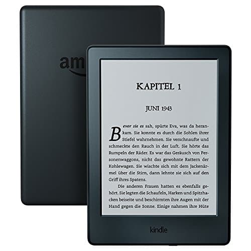 Kindle eReader, 15,2 cm (6 Zoll) Touchscreen ohne Spiegeleffekte, WLAN (Schwarz) - mit Spezialangeboten