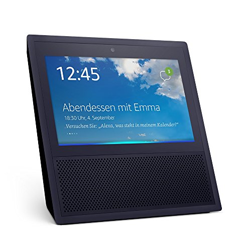 Echo Show (1. Gen.), Intelligenter Lautsprecher mit 7-Zoll Bildschirm und Alexa - schwarz