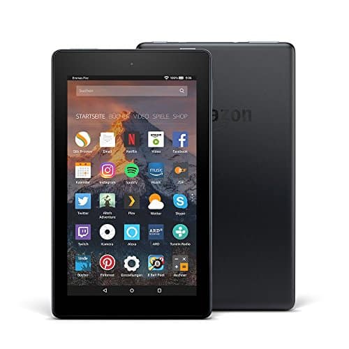 Fire 7-Tablet mit Alexa, 17,7 cm (7 Zoll) Display, 8 GB (Schwarz), ohne Spezialangebote
