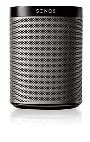 Sonos Play:1 Smart Speaker (Kompakter und kraftvoller WLAN Lautsprecher für unbegrenztes Musikstreaming – Feuchtigkeitsbeständiger Multiroom Lautsprecher) schwarz