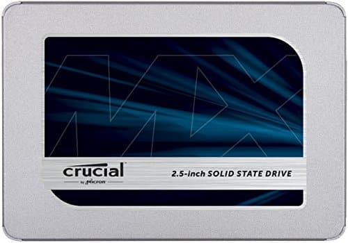 Crucial MX500 CT1000MX500SSD1(Z) 1TB (3D NAND, SATA, 2,5 Zoll, Internes SSD)