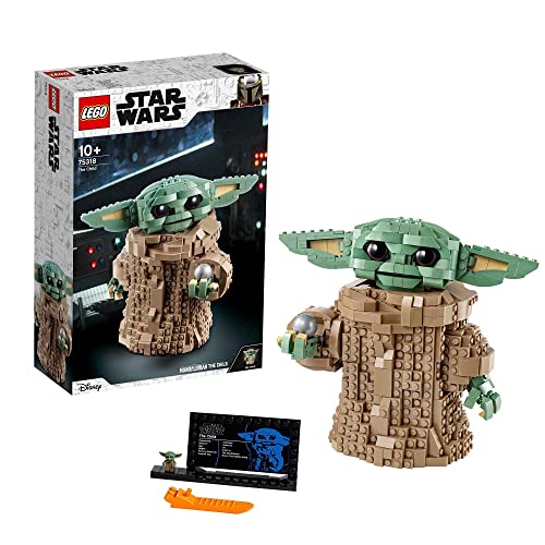 LEGO 75318 Star Wars: The Mandalorian Das Kind, große Baby-Yoda-Figur zum Bauen und Sammeln für Fans ab 10 Jahren, tolle Zimmer-Deko für Fans, Geschenkidee für Kinder und Erwachsene