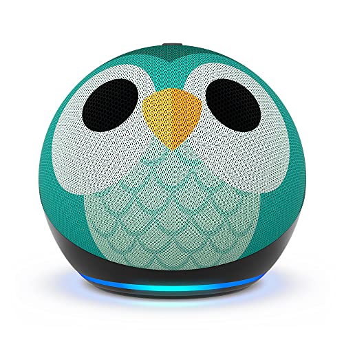 Echo Dot (Neueste Generation) Kids | Smarter WLAN- und Bluetooth-Lautsprecher mit Alexa | 1 Jahr Amazon Kids+ Inhalte inklusive | Eulen-Design