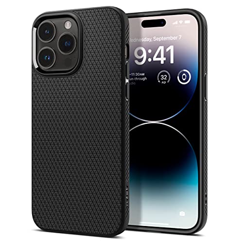 Spigen für iPhone 14 Pro Liquid Air Hülle Case Handyhülle -Matte Black