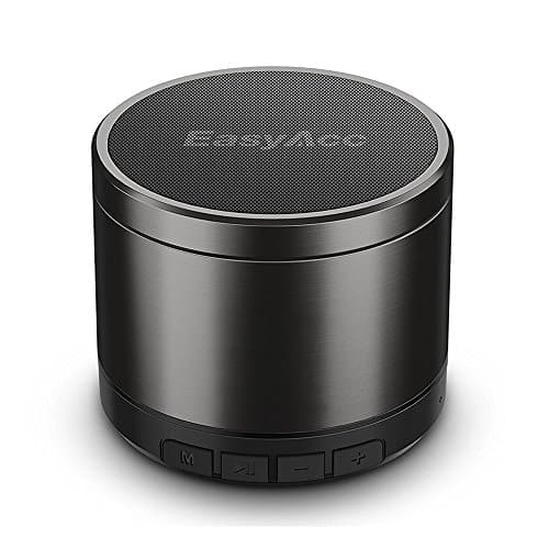 EasyAcc Mini 2 Portabler 4.1 Bluetooth Lautsprecher mit 5W Treiber, Verbesserte Bassleistung, 10 std. Spielzeit, FM Radio Schwarz