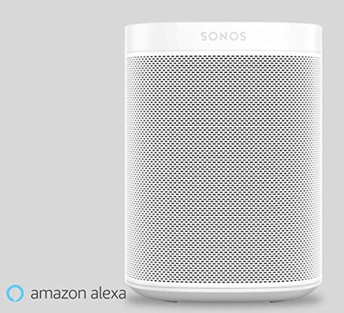 Sonos One Smart Speaker, weiß - Intelligenter WLAN Lautsprecher mit Alexa Sprachsteuerung, Google Assistant & AirPlay - Multiroom Speaker für unbegrenztes Musikstreaming