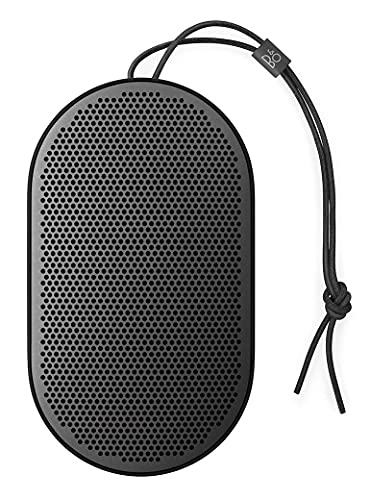 Bang & Olufsen Beoplay P2 Bluetooth-Lautsprecher (tragbar, mit integriertem Mikrofon) schwarz