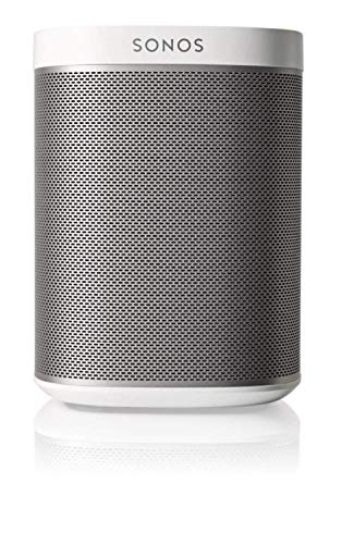 Sonos Play:1 Smart Speaker, weiß - Kompakter & kraftvoller WLAN Lautsprecher für unbegrenztes Musikstreaming - Feuchtigkeitsbeständiger Multiroom Lautsprecher
