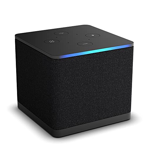 Der neue Fire TV Cube, Streaming-Mediaplayer mit Sprachsteuerung mit Alexa, Wi-Fi 6E, 4K Ultra HD