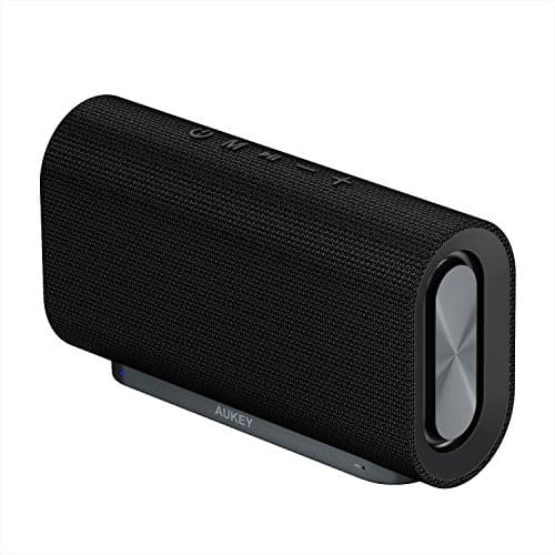 AUKEY Eclipse Bluetooth Lautsprecher 20W Verstärkender Bass mit 12 Stunden Spielzeit und Oberfläche aus Netzgewebe für Echo Dot, Android Phones usw. (Neue Version)