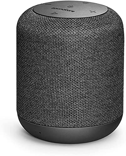 Soundcore Bluetooth Lautsprecher Motion Q Tragbarer 16W Lautsprecher von Anker mit fantastischem 360Degree Sound, BassUp Technologie und IPX7 wasserdichte, für Drinnen und Draußen Schwarz