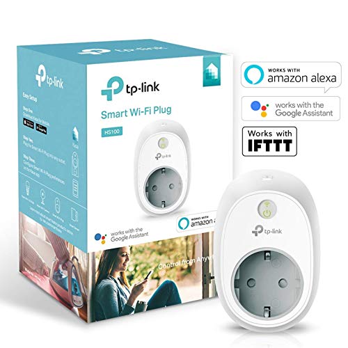 TP-Link Kasa HS100 (EU) funktionieren mit Amazon Alexa Smart Home WLAN Steckdose (funktionieren mit Echo und Echo Dot, Google Home und IFTTT, Kein Hub erforderlich)