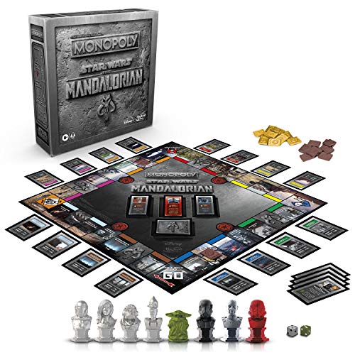 Monopoly: Star Wars The Mandalorian Edition Board Game, Protect The Child Baby Yoda from Imperial Enemies (englische Sprachausgabe)
