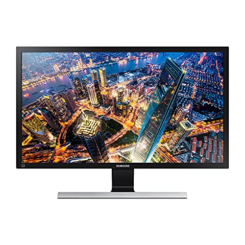 Samsung UHD Monitor U28E590DSL, 28 Zoll, 4K UHD-Auflösung, AMD FreeSync, Reaktionszeit 1 ms, Bildwiederholrate 60 Hz, schwarz/silber