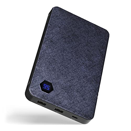 Einova Laptop-Powerbank – 63 W, USB-C x1, USB-A x2, 20.000 mAh Schnell ladender Universal-Backup-Akku mit Kapazität für Smartphones, Laptops, Tablets und mehr – Canvas