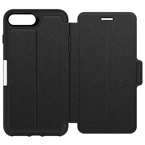 OtterBox 77-53978 Strada Exklusive Leder Schutzhülle für Apple iPhone Plus 2016 Onyx schwarz