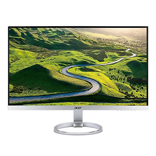 Acer H277HUsmipuz 69 cm (27 Zoll) Monitor (DVI, HDMI 2.0, USB 3.1 Type C, Displayport, WQHD 2.560 x 1.440, 4 ms Reaktionszeit, EEK B) silber