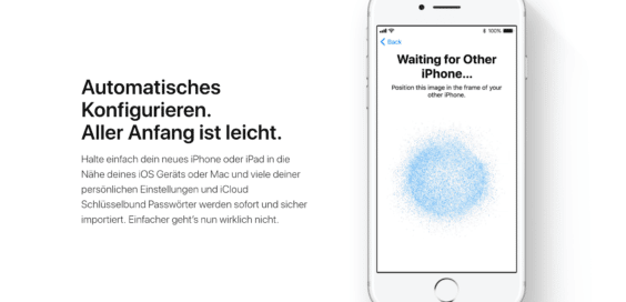 iOS 11 Gerätewechsel
