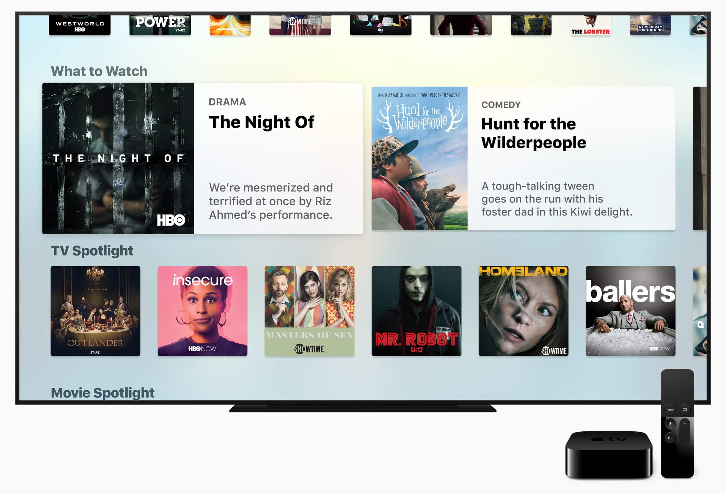 Apple TV mit Fernseher