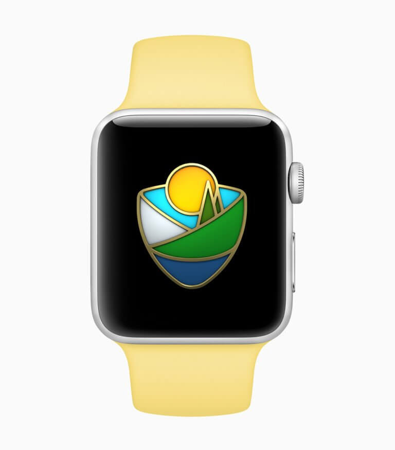 Apple Watch-Medaille zur Feier der Nationalparks