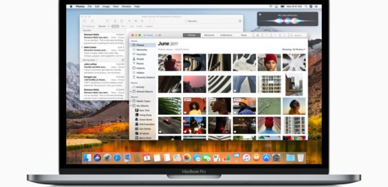 macOS High Sierra Screenshot Fotos