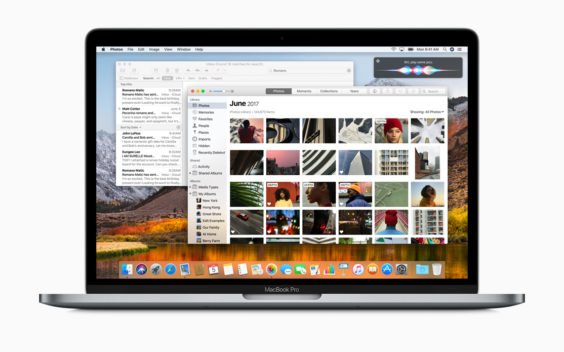 macOS High Sierra Screenshot Fotos