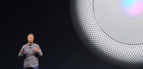 Phil Schiller präsentiert Apple HomePods auf der WWDC 2017