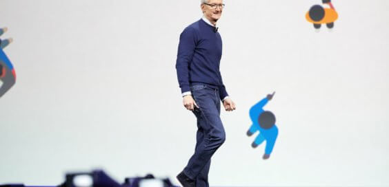 Tim Cook auf der WWDC 2017 Keynote